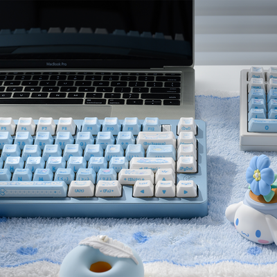 "Porcelain Glaze" Alumina Ceramic Keycap Set (Cherry Profile)