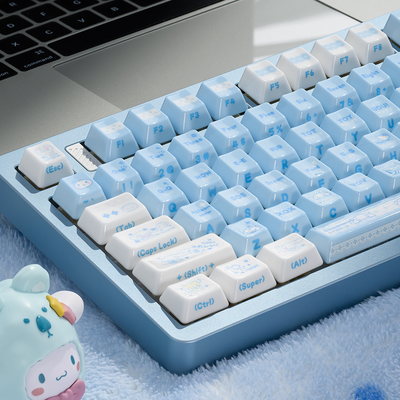 "Porcelain Glaze" Alumina Ceramic Keycap Set (Cherry Profile)