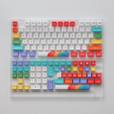 "Rainbow Candy" MDA Profile PBT Keycap Set