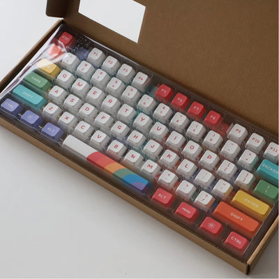 "Rainbow Candy" MDA Profile PBT Keycap Set