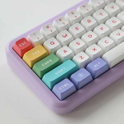 "Rainbow Candy" MDA Profile PBT Keycap Set