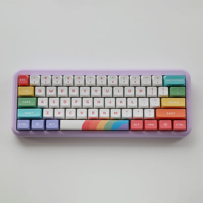 "Rainbow Candy" MDA Profile PBT Keycap Set