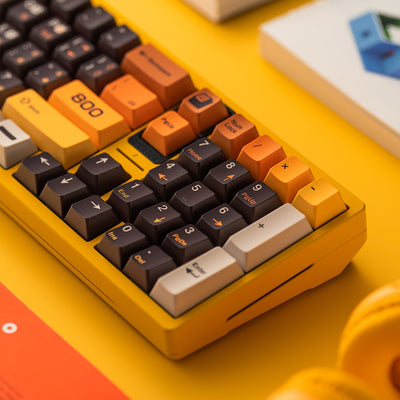 "Retro 800" Cherry Profile 1.7mm Thick PBT Dye-Sub Keycap Set (145 Keys)