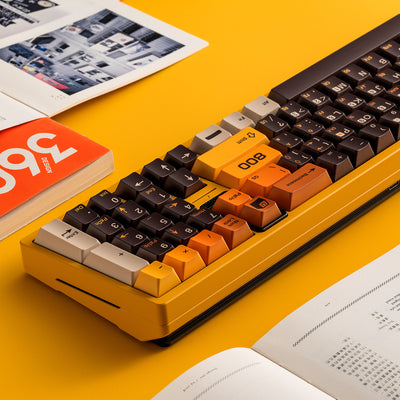 "Retro 800" Cherry Profile 1.7mm Thick PBT Dye-Sub Keycap Set (145 Keys)