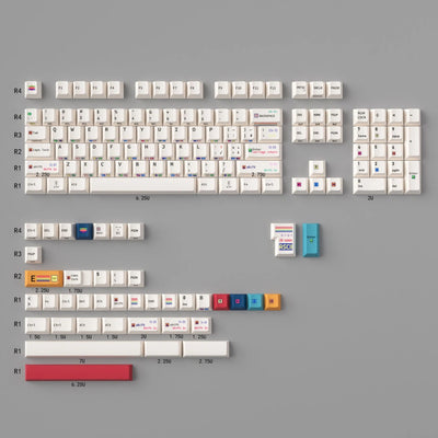 "Retro C64" Terminal PBT Keycap Set (Cherry Profile)