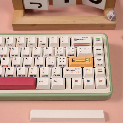"Retro C64" Terminal PBT Keycap Set (Cherry Profile)