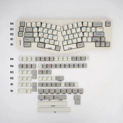"Retro C64" Terminal PBT Keycap Set (Cherry Profile)