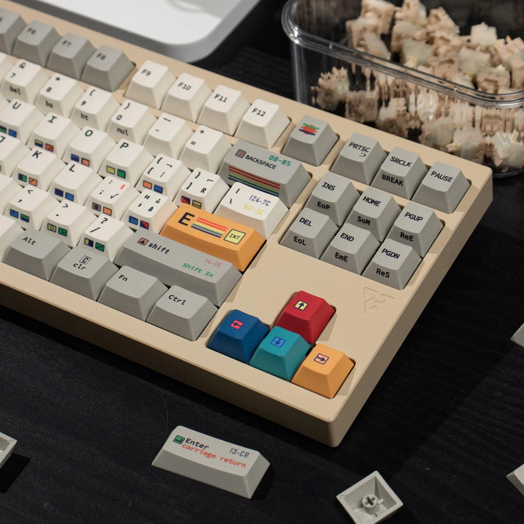"Retro C64" Terminal PBT Keycap Set (Cherry Profile)