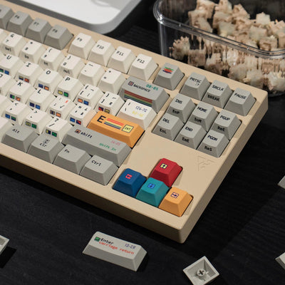 "Retro C64" Terminal PBT Keycap Set (Cherry Profile)