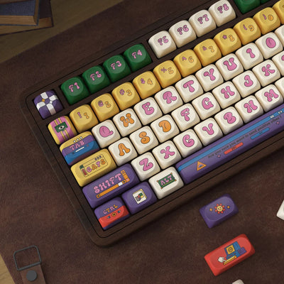 "Retro Round" PBT Keycap Set (Cherry & SOA Profiles)