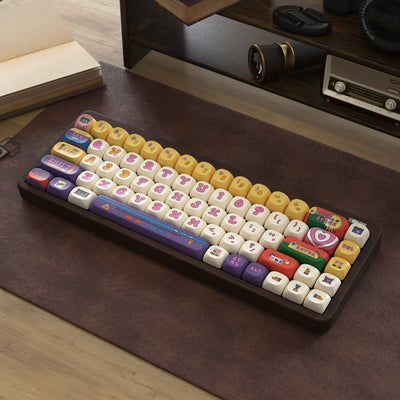 "Retro Round" PBT Keycap Set (Cherry & SOA Profiles)