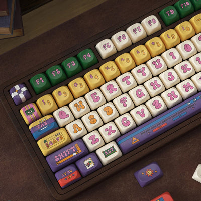 "Retro Round" PBT Keycap Set (Cherry & SOA Profiles)