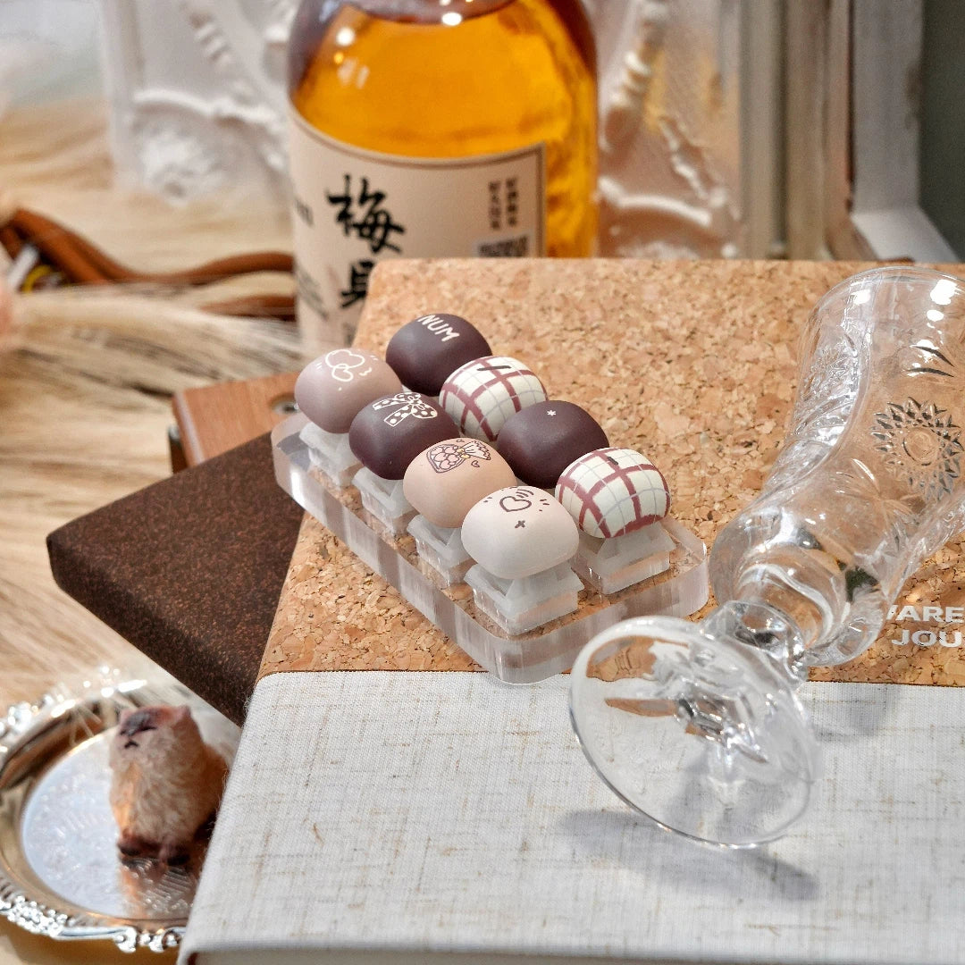 "Siamese Cafe" MOG Profile PBT Keycap Set