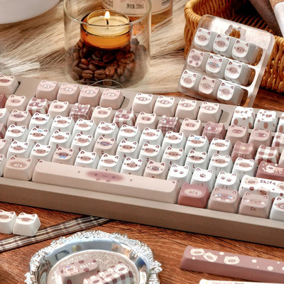 "Siamese Cocoa" MAO Profile PBT Keycap Set (140 Keys)