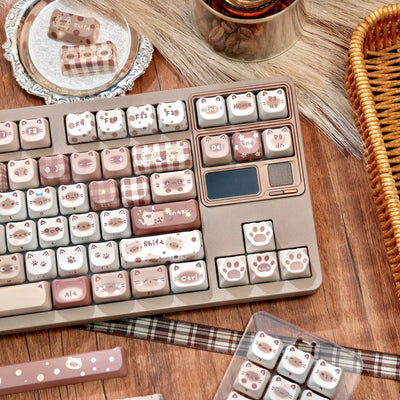"Siamese Cocoa" MAO Profile PBT Keycap Set (140 Keys)