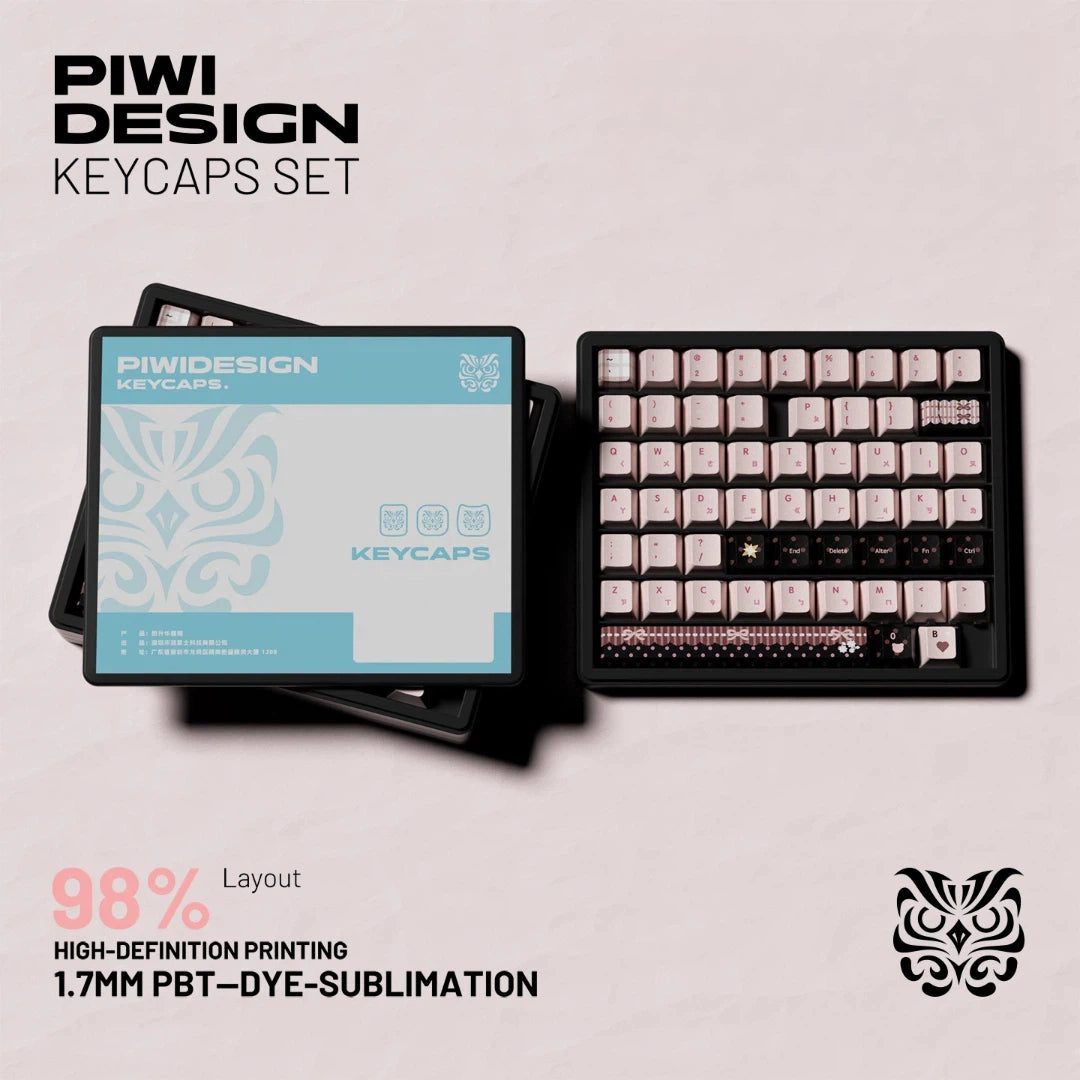 "Sweet Chocolate" Cherry Profile PBT Keycap Set