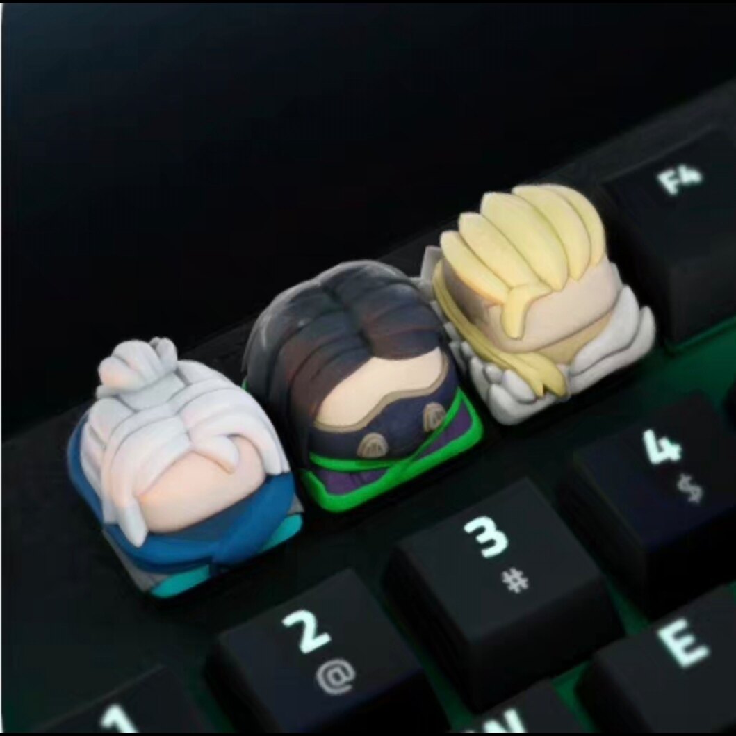 Tactical Hero Chibi 3D Resin Artisan Keycap (1u / Baked Enamel)