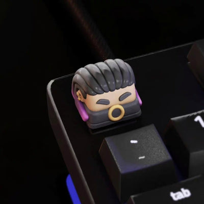 Tactical Hero Chibi 3D Resin Artisan Keycap (1u / Baked Enamel)