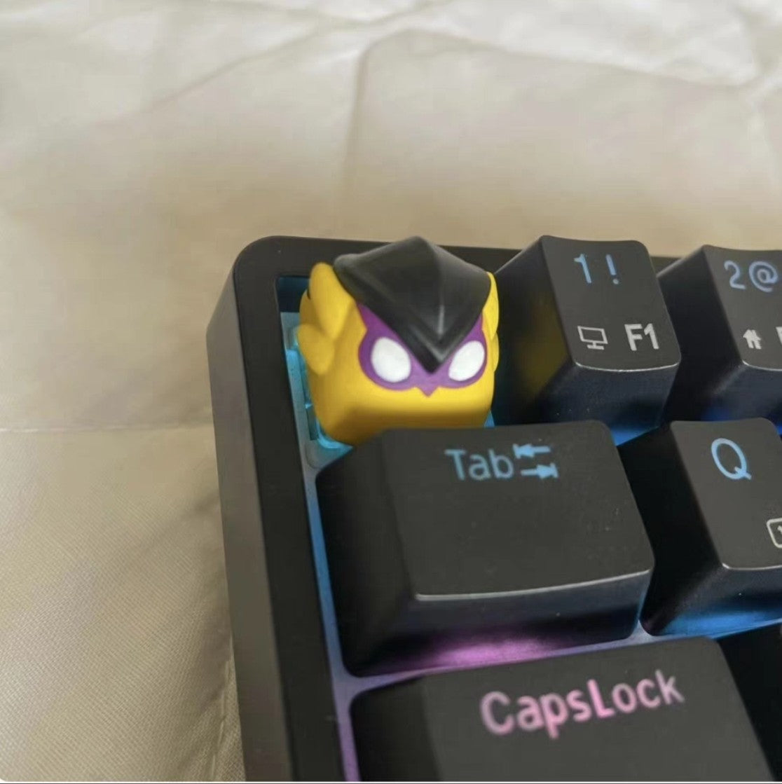 Tactical Hero Chibi 3D Resin Artisan Keycap (1u / Baked Enamel)