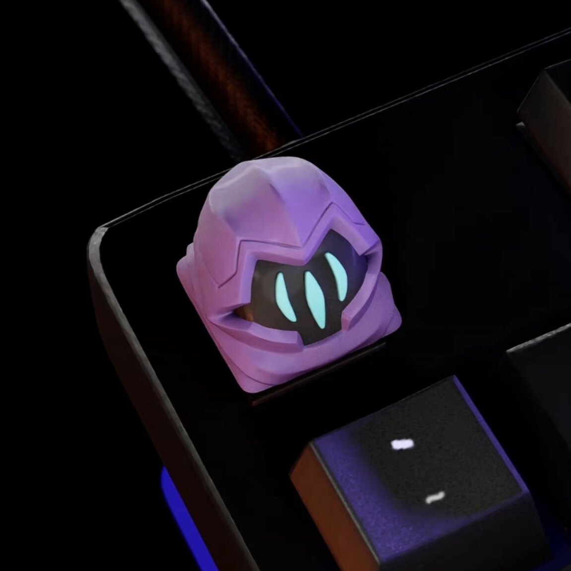 Tactical Hero Chibi 3D Resin Artisan Keycap (1u / Baked Enamel)