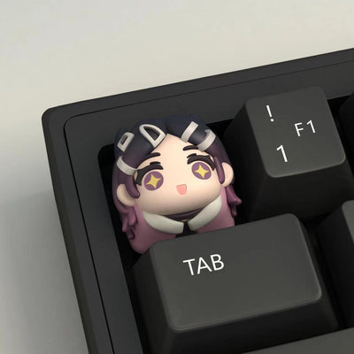Tactical Hero Chibi 3D Resin Artisan Keycap (1u / Baked Enamel)