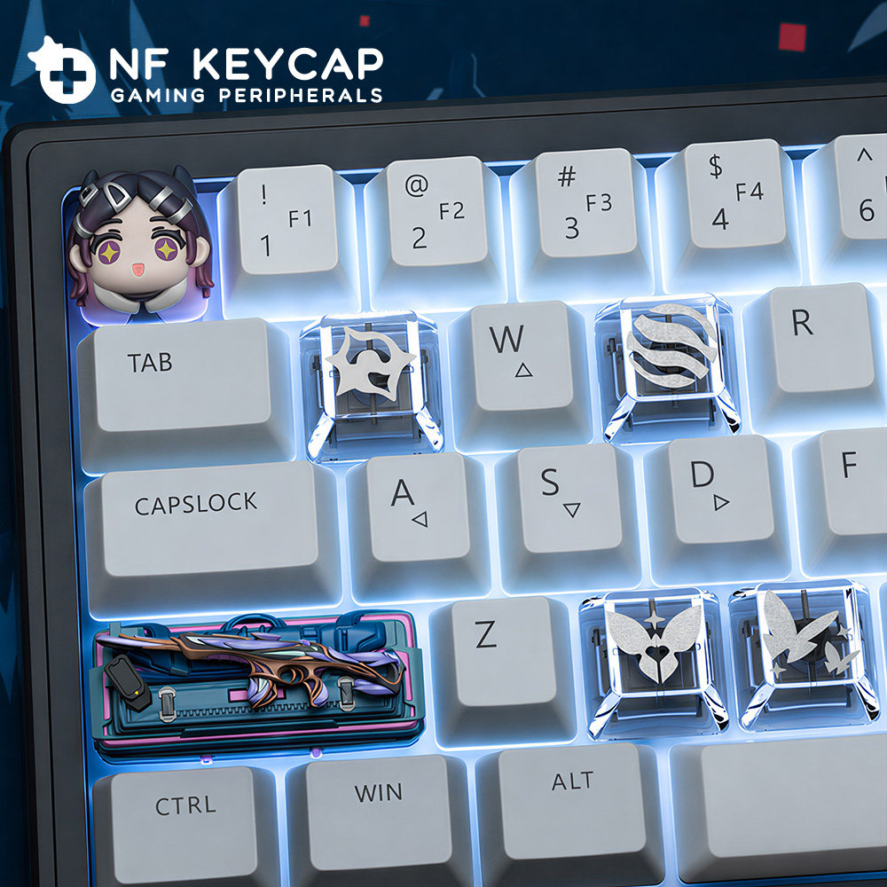 Tactical Hero Chibi 3D Resin Artisan Keycap (1u / Baked Enamel)