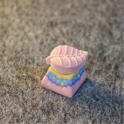 "Textured Leaf" 3D Artisan 1u Keycap