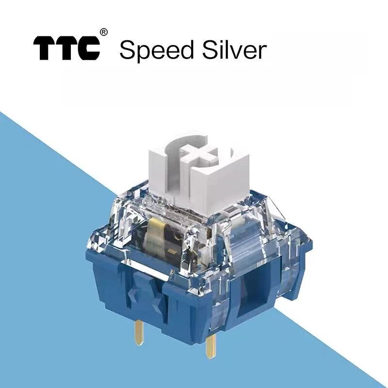 TTC Speed Silver V2 Linear Gaming Keyboard Switch (39gf Initial / 45gf Operating)