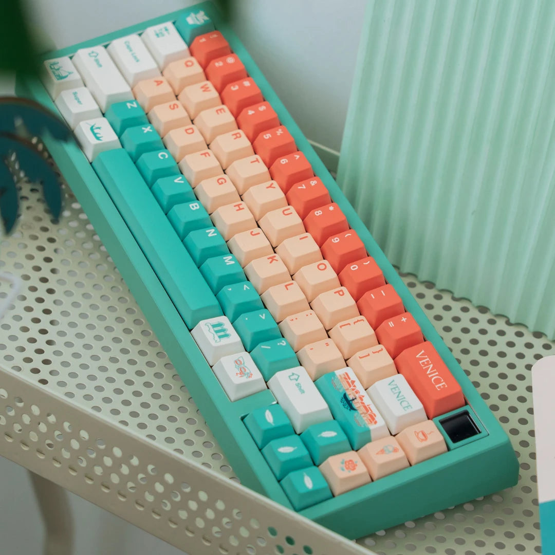 "Venice" Cherry Profile Five-Sided Dye-Sub PBT Keycap Set (145 Keys)