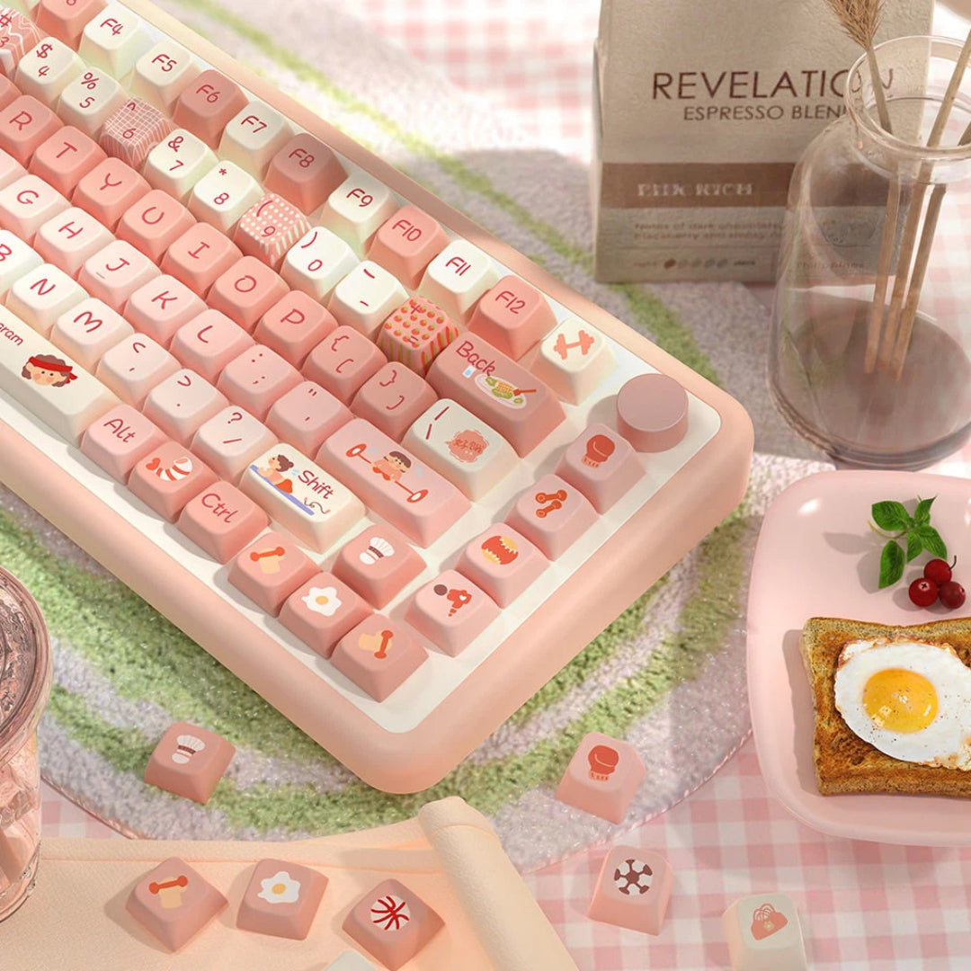 "Weight Loss Program" MDA Profile PBT Keycap Set