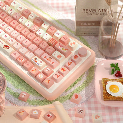 "Weight Loss Program" MDA Profile PBT Keycap Set