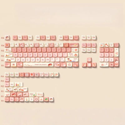 "Weight Loss Program" MDA Profile PBT Keycap Set