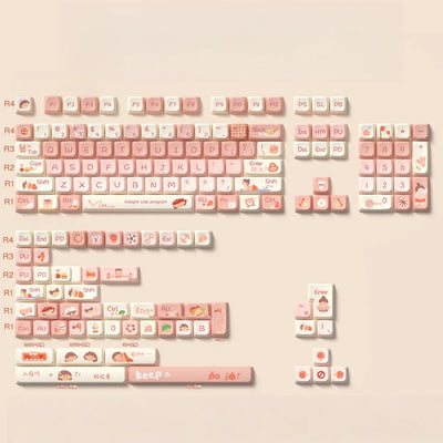 "Weight Loss Program" MDA Profile PBT Keycap Set