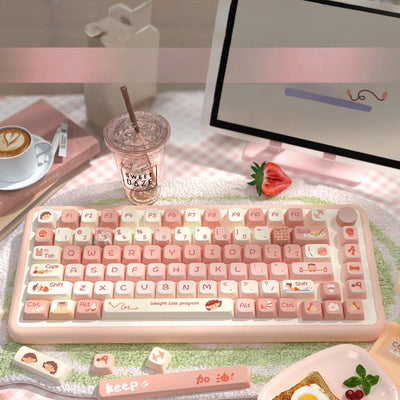 "Weight Loss Program" MDA Profile PBT Keycap Set