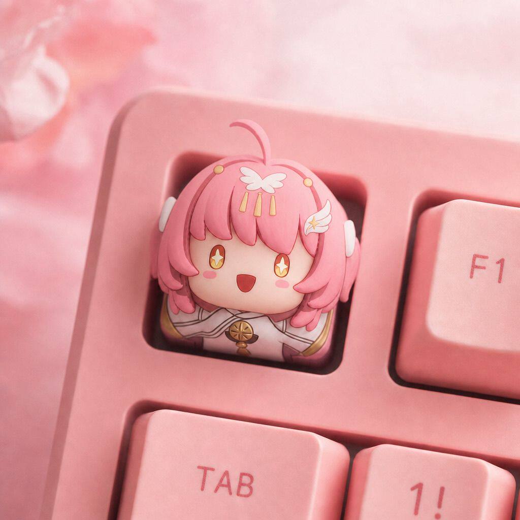 "Wuthering Resonators" Chibi 3D Resin 1u Artisan Keycap