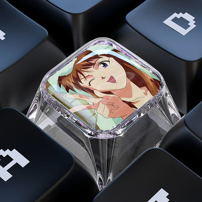 Anime 1U Resin Drip Keycap