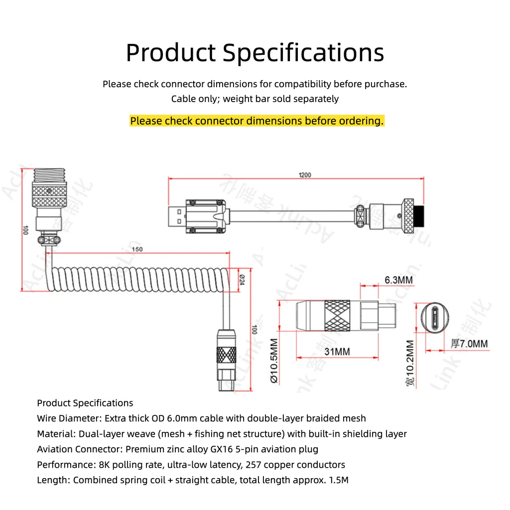 5-Core Aviation Cable