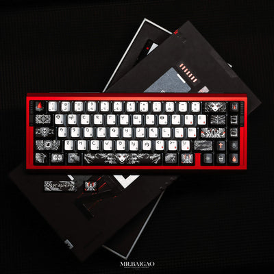 Fallen Angel metallic paint keycaps