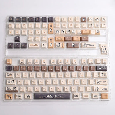 Lazy Cat Keycap Set