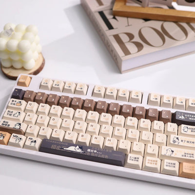 Lazy Cat Keycap Set