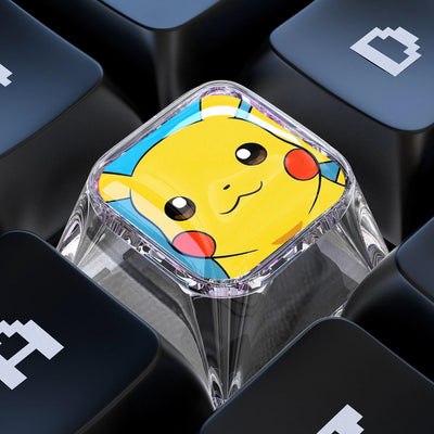 Pikachu 1U Epoxy Resin Artisan Keycap