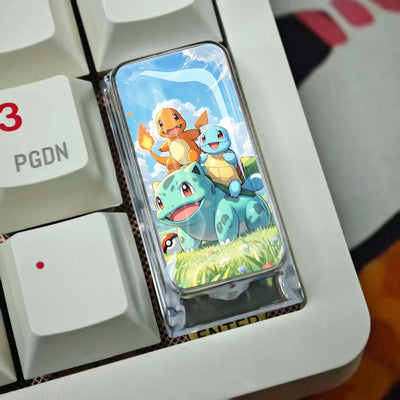 Pikachu 2U Epoxy Resin Artisan Keycap