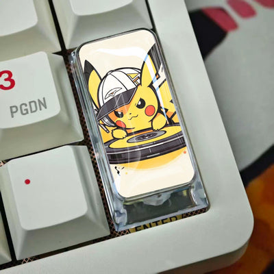 Pikachu 2U Epoxy Resin Artisan Keycap