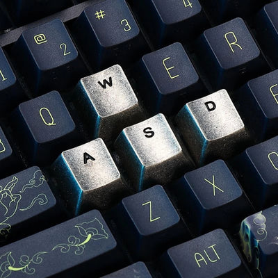 Solid Copper WASD Keycap Set