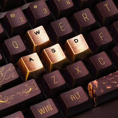 Solid Copper WASD Keycap Set